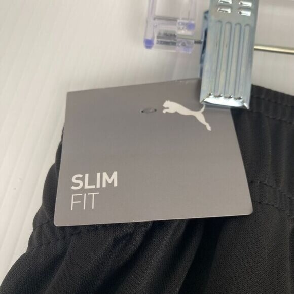 Puma Men Drycell Active Tricot Pants Training Black Run Slim Fit Size M NEW - Picture 11 of 12
